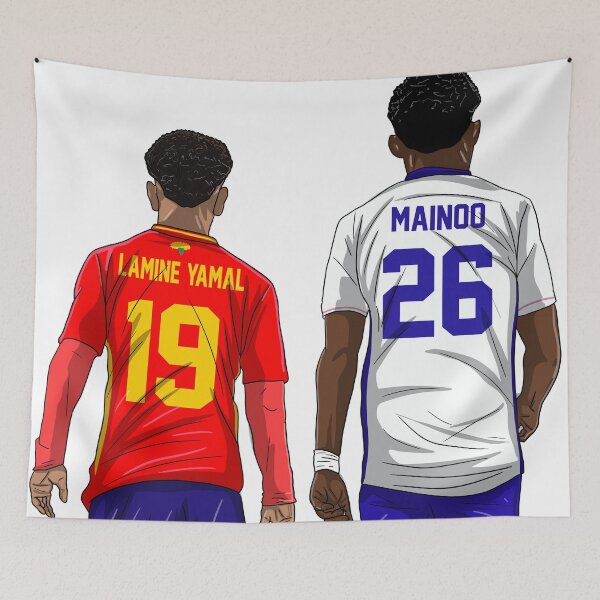 Item preview, Lamine Yamal and Kobbie Mainoo Duo designed and sold by GrizzlyCollective.