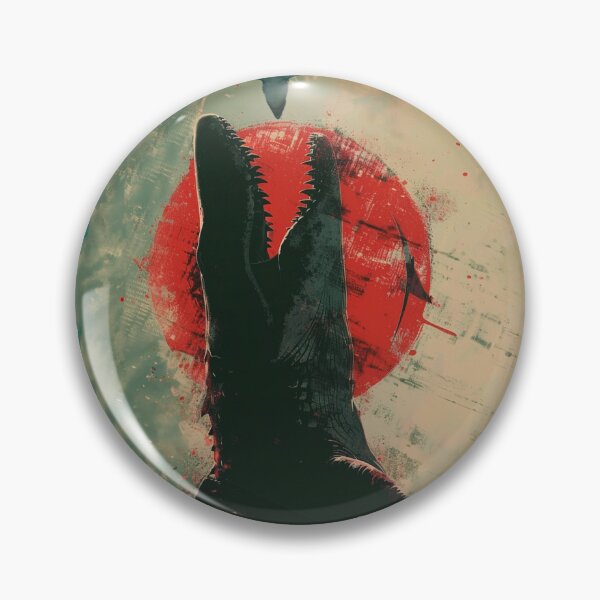 Item preview, Mosasaurus Jurassic era Prehistoric Shark Dinosaur Japanese Design designed and sold by bitstudio.