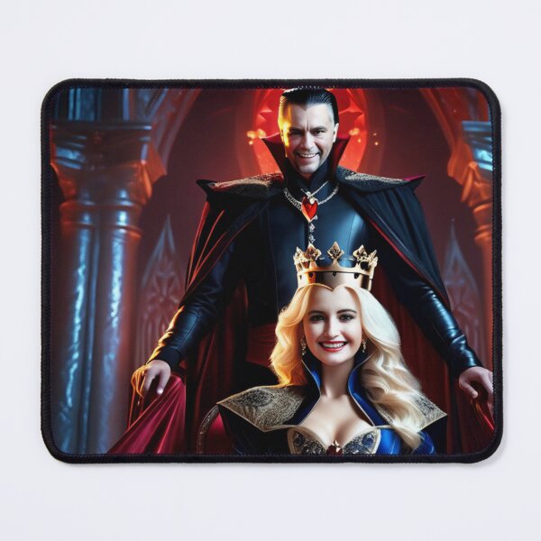 Item preview, Funny Royal Portrait Model 006A, Dracula Vampire and His Princess designed and sold by Devaland13.