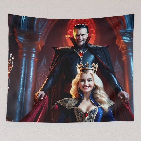 Item preview, Funny Royal Portrait Model 006A, Dracula Vampire and His Princess designed and sold by Devaland13.