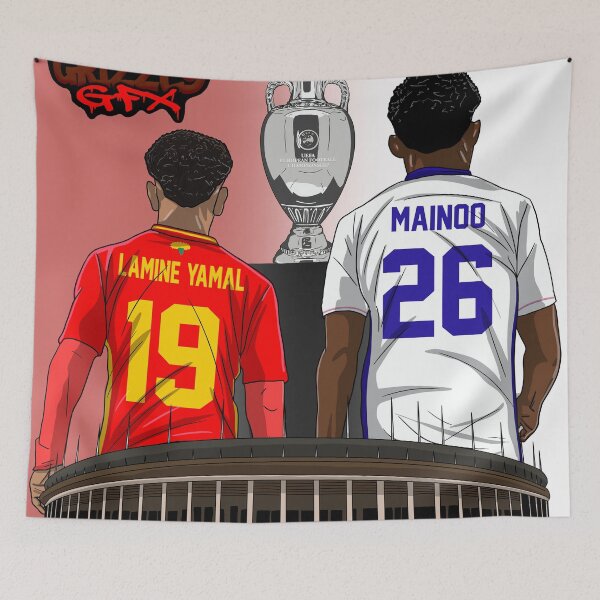 Item preview, Euro Final Clash: Spain vs England designed and sold by GrizzlyCollective.