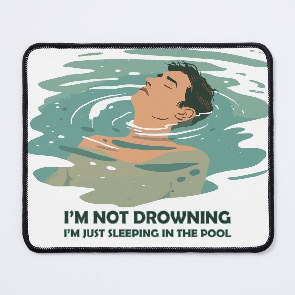 Item preview, Just Sleeping In The Pool designed and sold by AllAboutStuffz.