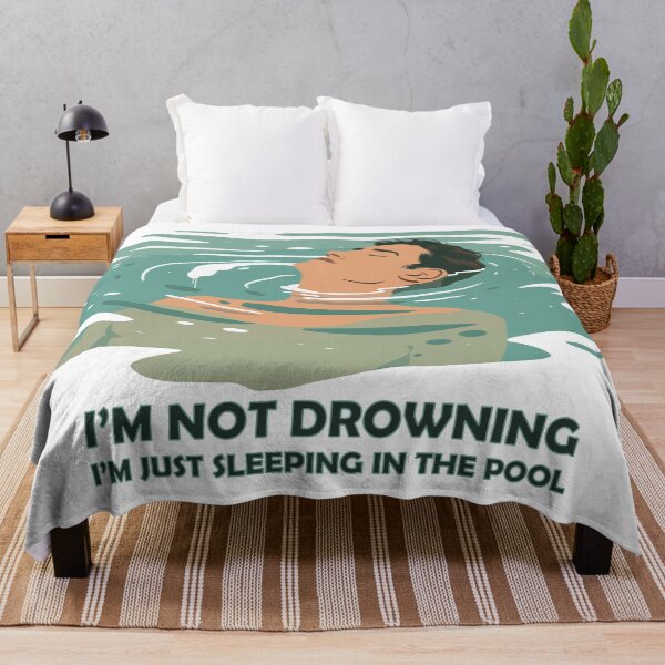 Item preview, Just Sleeping In The Pool designed and sold by AllAboutStuffz.