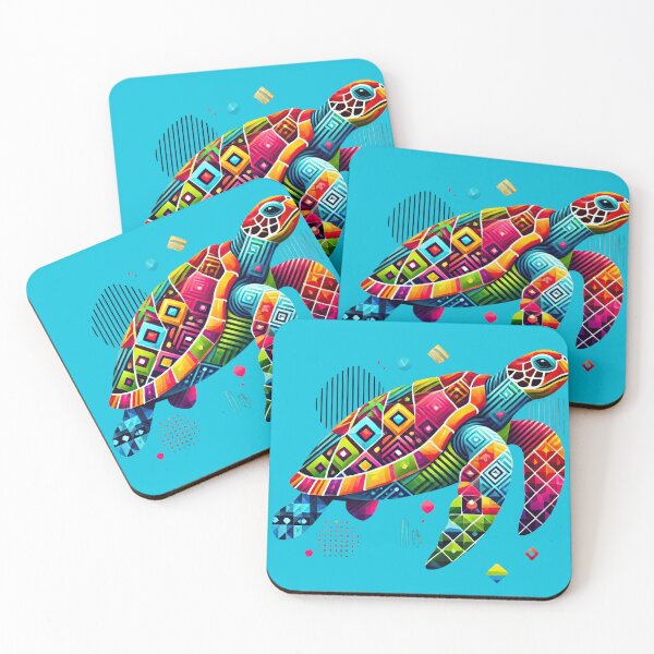 Item preview, Stunning Geometric Sea Turtle Design designed and sold by SandbarTees.