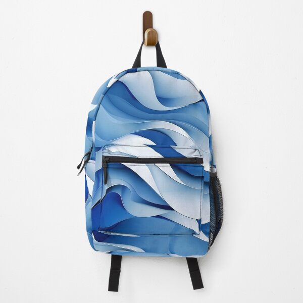 Item preview, Blue Waves Pattern designed and sold by ArtbyAiGallery.