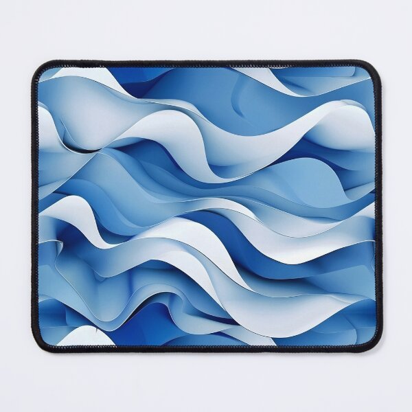 Item preview, Blue Waves Pattern designed and sold by ArtbyAiGallery.