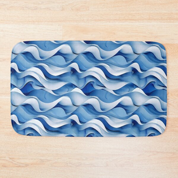 Item preview, Blue Waves Pattern designed and sold by ArtbyAiGallery.