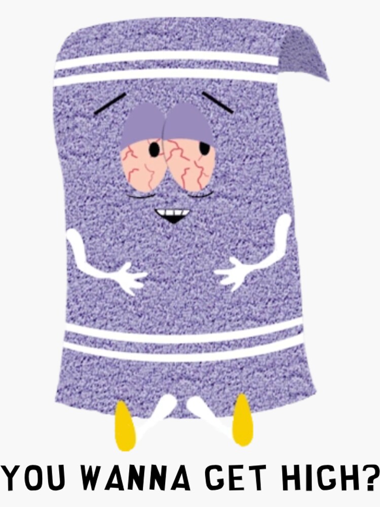 Towelie You Wanna Get High? Sticker