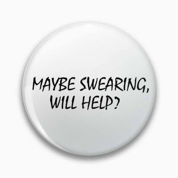 Item preview, ¿Quizás decir malas palabras ayude? designed and sold by Line Designs By Duck.