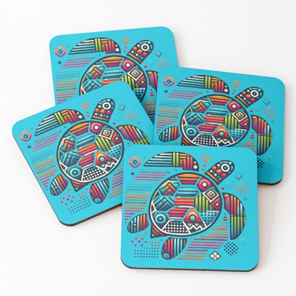 Item preview, Geometric Sea Turtle Design for Turtle Lovers designed and sold by SandbarTees.