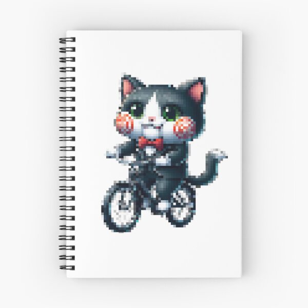 Item preview, Pixel cat on a bike designed and sold by Mikolaj Sudol.