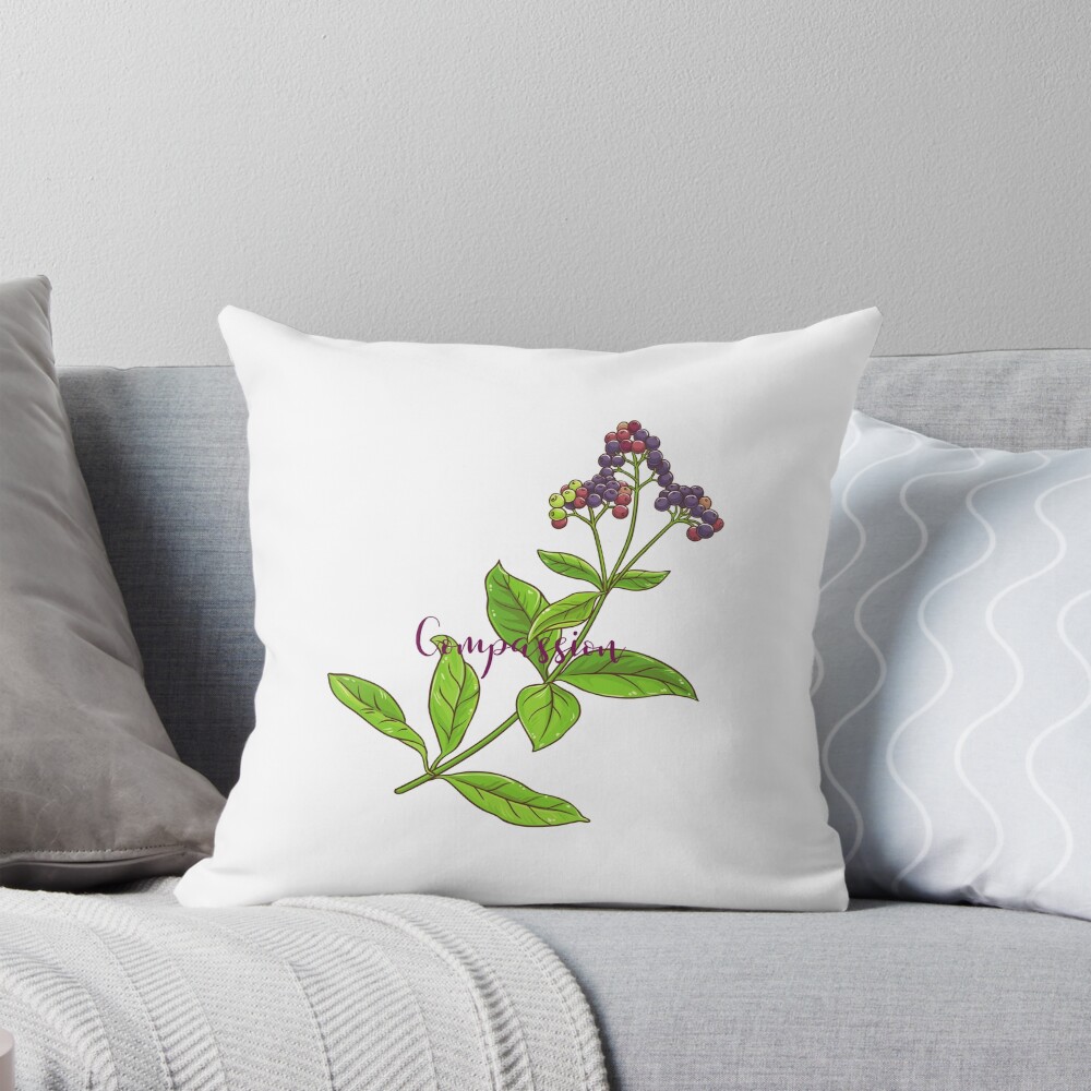 Item preview, Throw Pillow designed and sold by RainsQuillMask.