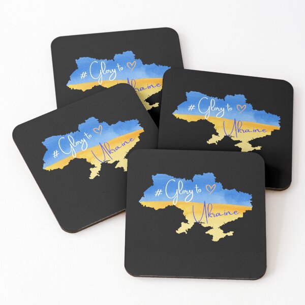 Item preview, Glory to Ukraine on the map of Ukraine designed and sold by ElegantOutlines.