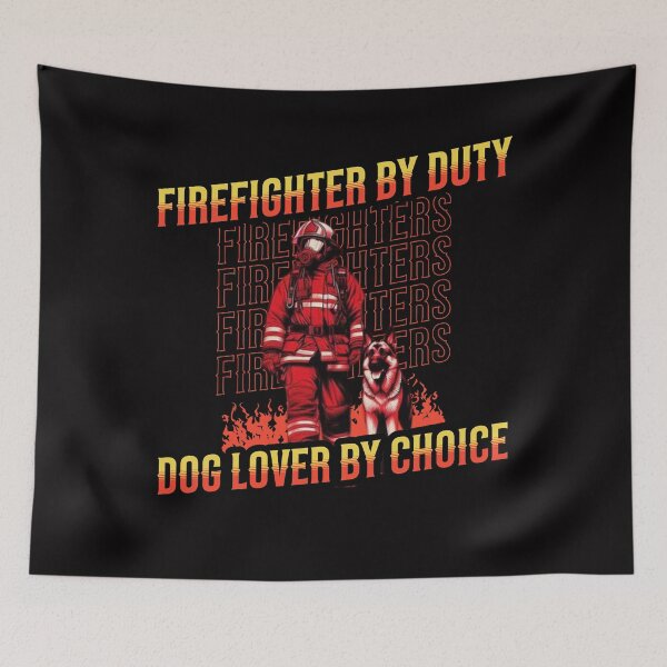 Item preview, Firefighter By Duty Dog Lover By Choice designed and sold by IssysOasis.