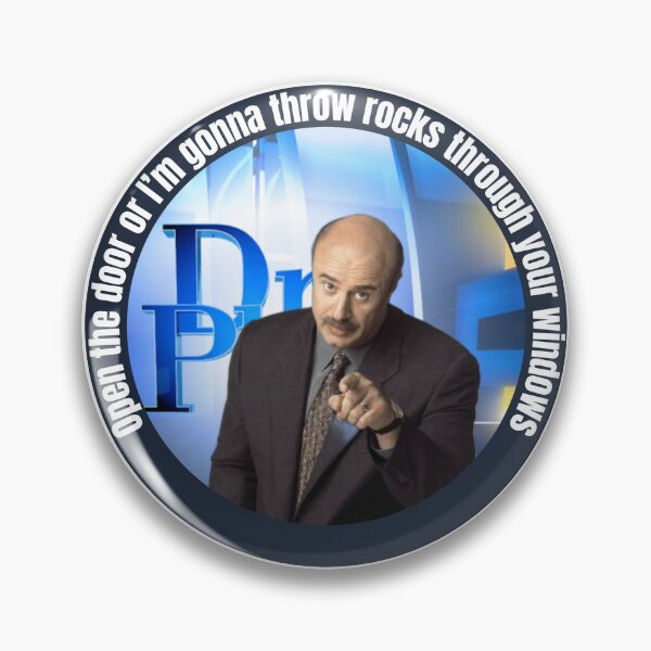 Item preview, Dr Phil / I'm gonna throw rocks designed and sold by WAIFUPOPSTUDIO.