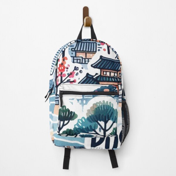 Item preview, Pusan South Korea Watercolor designed and sold by PaintMeWorld.