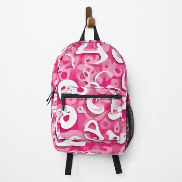Item preview, Happy Amoebas: Dynamic Pink and White Design designed and sold by FreedomToDesign.