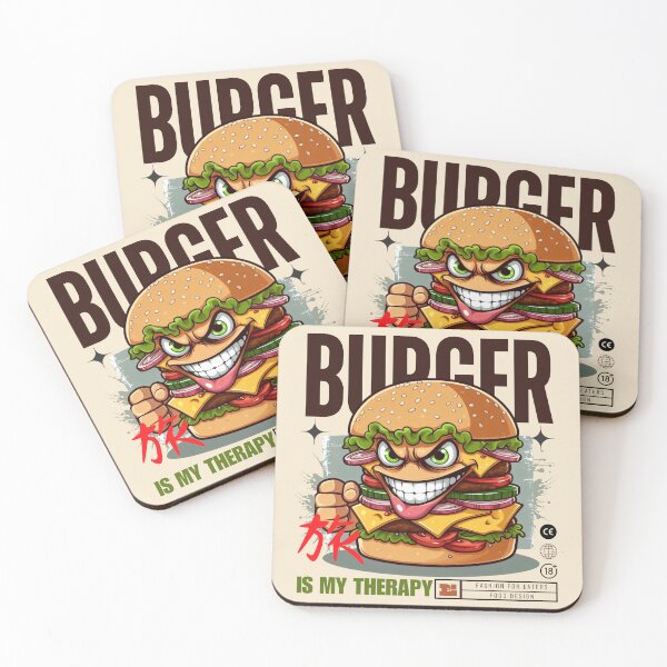 Item preview, Burger is my therapy designed and sold by Peerless-Prime.