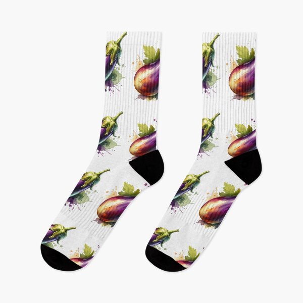 Item preview, Watercolor Eggplant designed and sold by BassHeadMomma.