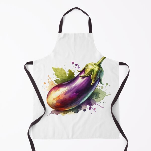 Item preview, Watercolor Eggplant designed and sold by BassHeadMomma.