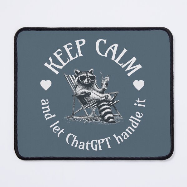 Item preview, Keep Calm And Let ChatGPT Handle It designed and sold by A.I. Took My Job!.