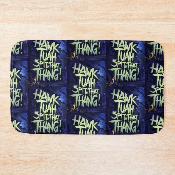 Item preview, Hawk Tuah Spit On That Thang Meme Horror Style Quote designed and sold by TheArtOfPat.