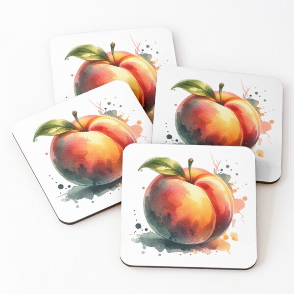 Item preview,  Watercolor Peach designed and sold by BassHeadMomma.
