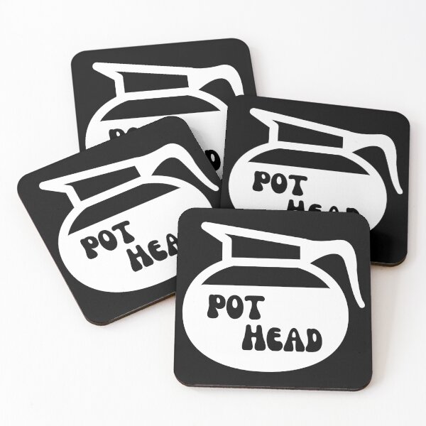 Item preview, Pot Head - Coffee Humor Design designed and sold by Brewed Beginnings - Coffee. Books. Art..