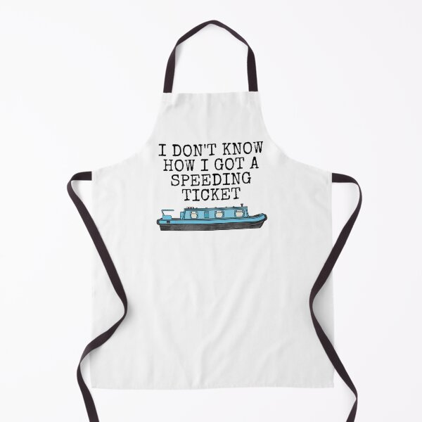 Item preview, Narrowboat, Speeding Ticket, Canal Boat Funny designed and sold by doodlerob.