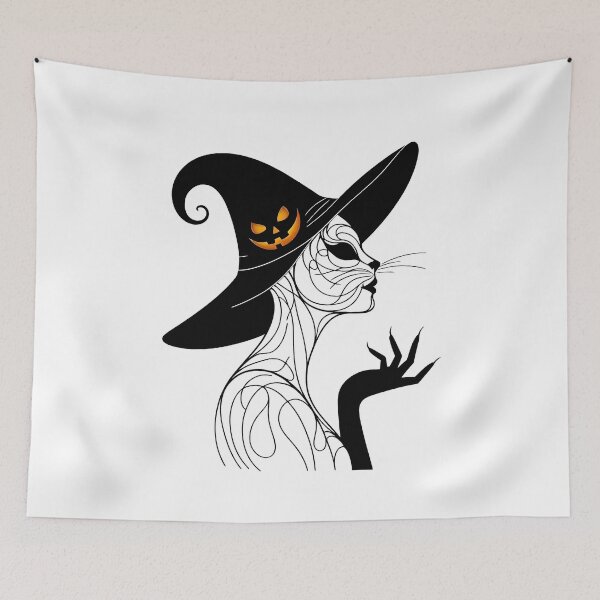 Item preview, kitty witch designed and sold by BLUEiceberg.