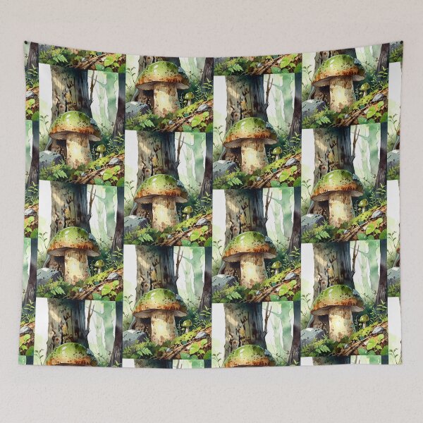 Item preview,  The Majestic Mushrooms of the Woods designed and sold by KilianSzmid.