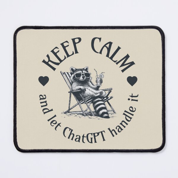 Item preview, Keep Calm And Let ChatGPT Handle It designed and sold by A.I. Took My Job!.