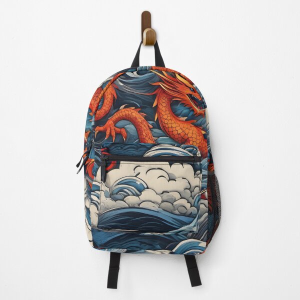 Item preview, Mythical Waves: Dragon's Fury in Japanese Folklore designed and sold by FreedomToDesign.