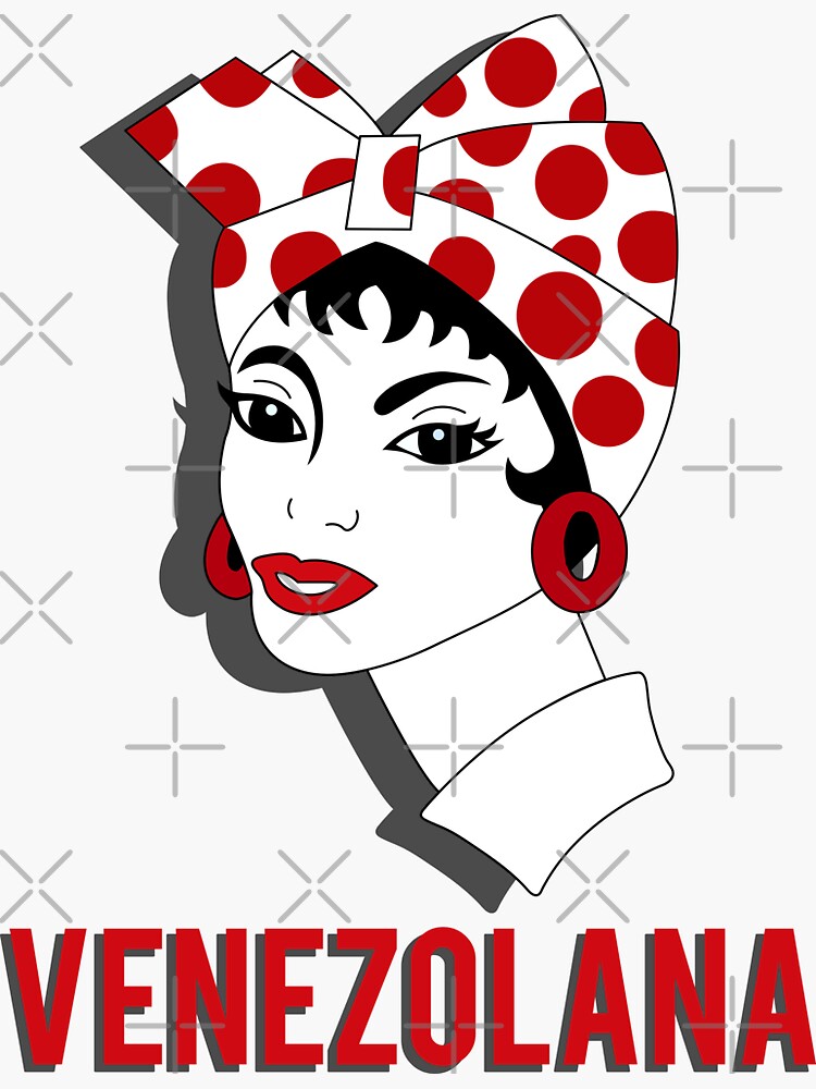 Mujer de la harina pan arepas Sticker