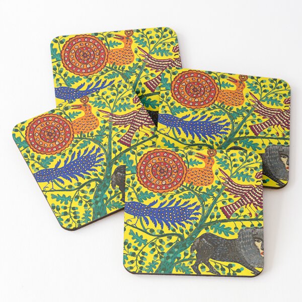 Item preview, Maria Prymachenko, Guests at the Lion, Famous Ukrainian Artist, Ukrainian Folk Art designed and sold by Artistic Gift Print.