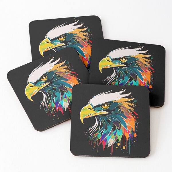 Item preview, Multicolored eagle designed and sold by GRACIART-FR.