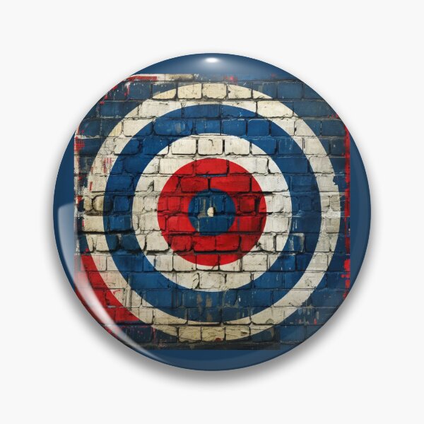 Item preview, Brickwork Abstract 2 Classic Retro RAF mod roundel designed and sold by ModSupporters.