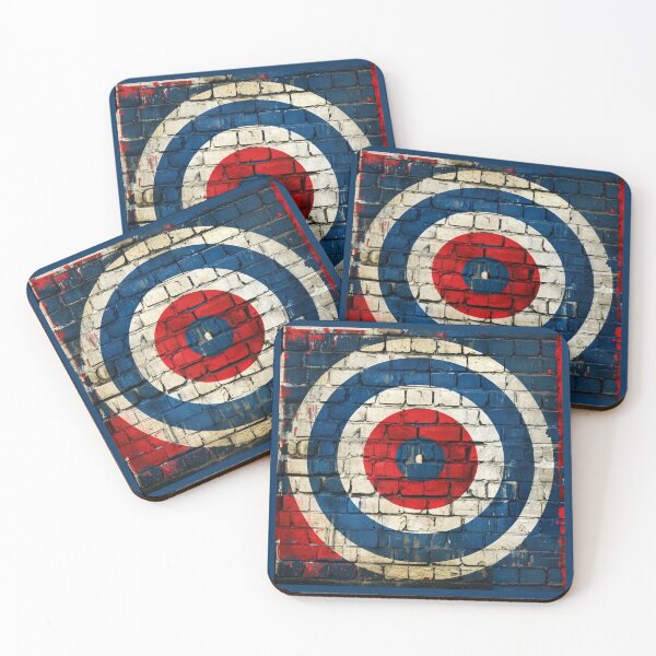Item preview, Brickwork Abstract 2 Classic Retro RAF mod roundel designed and sold by ModSupporters.