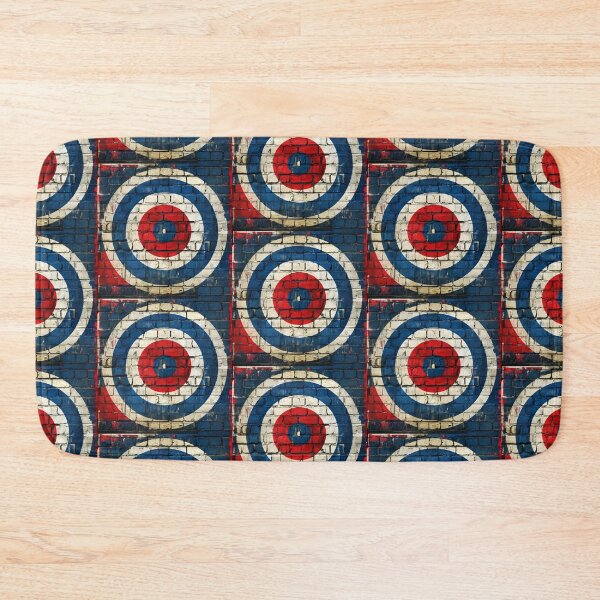 Item preview, Brickwork Abstract 2 Classic Retro RAF mod roundel designed and sold by ModSupporters.