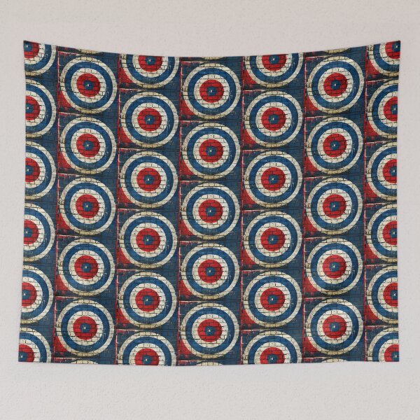 Item preview, Brickwork Abstract 2 Classic Retro RAF mod roundel designed and sold by ModSupporters.