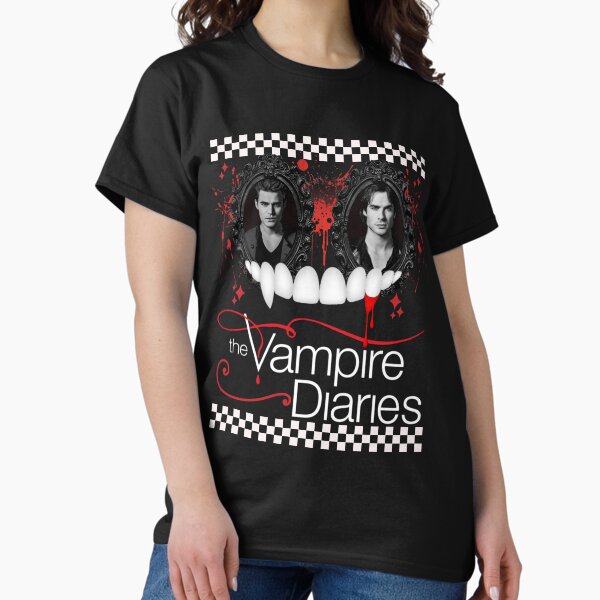 Aperçu de l'œuvre LES JOURNAUX DE VAMPIRE créée et vendue par EpiTee.