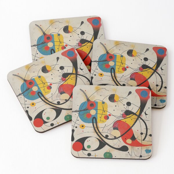Item preview, Dreamscapes of Miró - Colorful Curves designed and sold by nshaltiel.