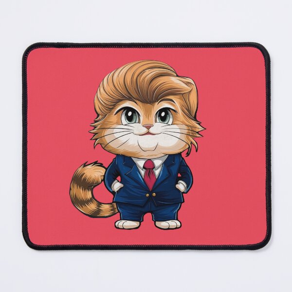 Item preview, A cat with a comical Trump-style quiff designed and sold by NiRia Spot.