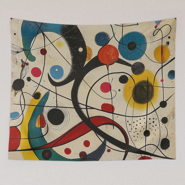 Item preview, Dreamscapes of Miró - Spirals of Color designed and sold by nshaltiel.
