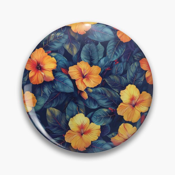 Aperçu de l'œuvre Hibiscus tropical créée et vendue par PatternCabinet-.