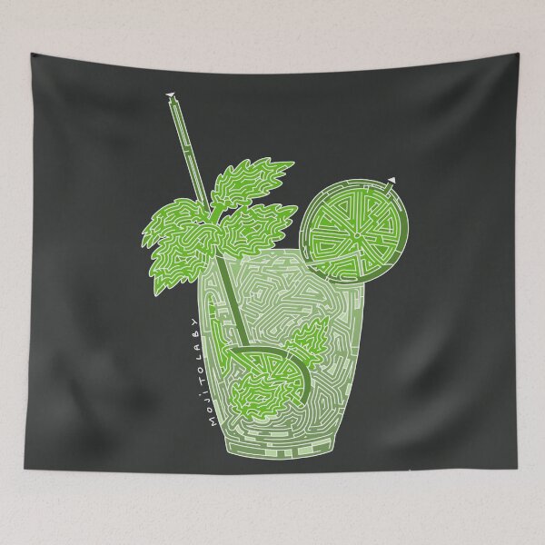 Item preview, Mojito Laby (White outline) designed and sold by TomiAx.