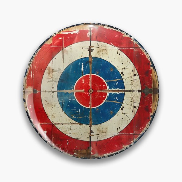 Item preview, Vintage Abstract Classic Retro RAF mod roundel designed and sold by ModSupporters.