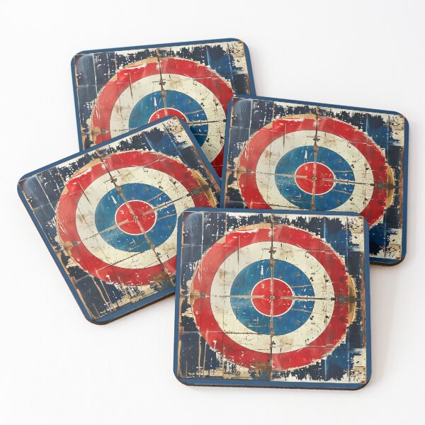 Item preview, Vintage Abstract Classic Retro RAF mod roundel designed and sold by ModSupporters.