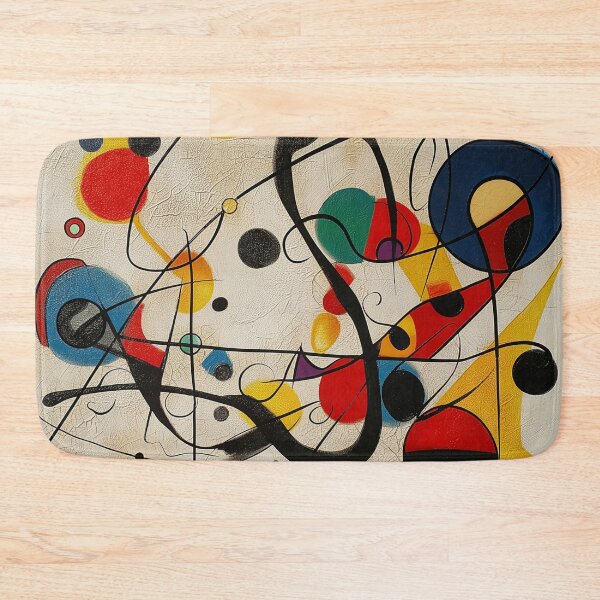 Item preview, Dreamscapes of Miró - Dance of Colors designed and sold by nshaltiel.