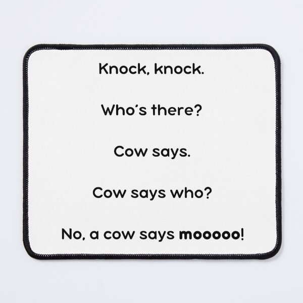 Item preview, Knock knock joke graphic designed and sold by Barbara Sakowicz.